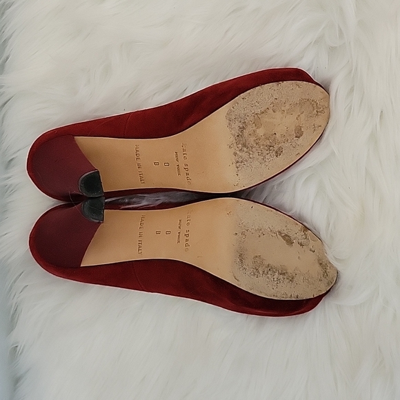 Beautiful Kate Spade Velvet Peep-Toe Heels - Picture 8 of 13